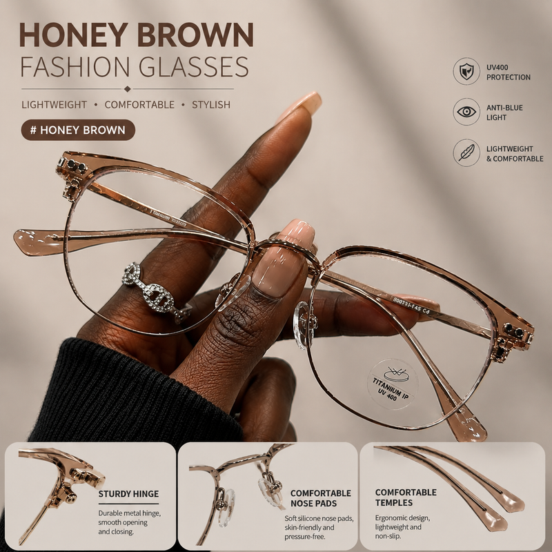 Women Square Luxury Glasses | Soft Face Eyewear