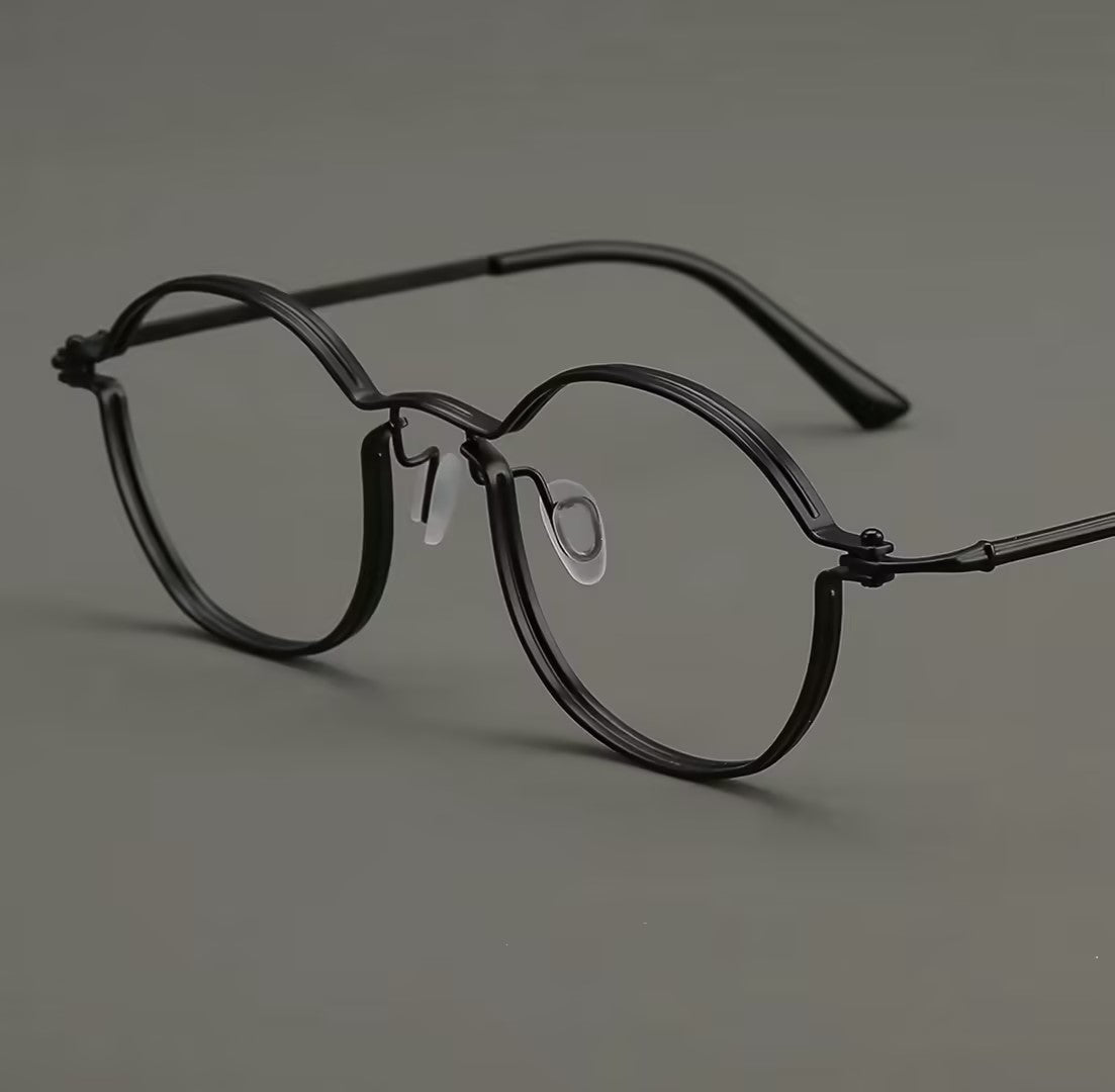 Prescription Glasses | Ultra Thin Wire Titanium Oval Optical Frames