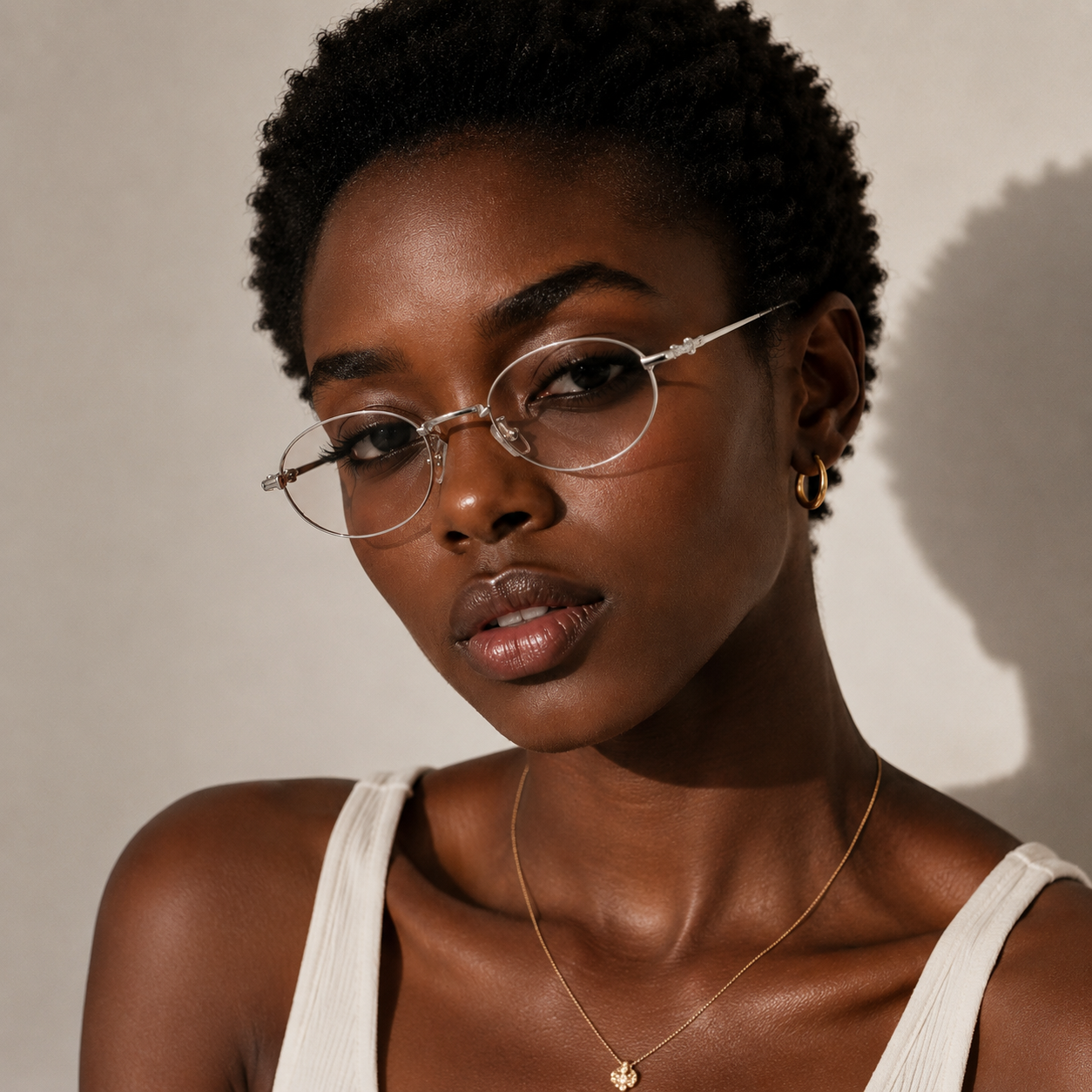Prescription Women’s Eyeglasses | Foldable Silver Full Rim Oval Frame