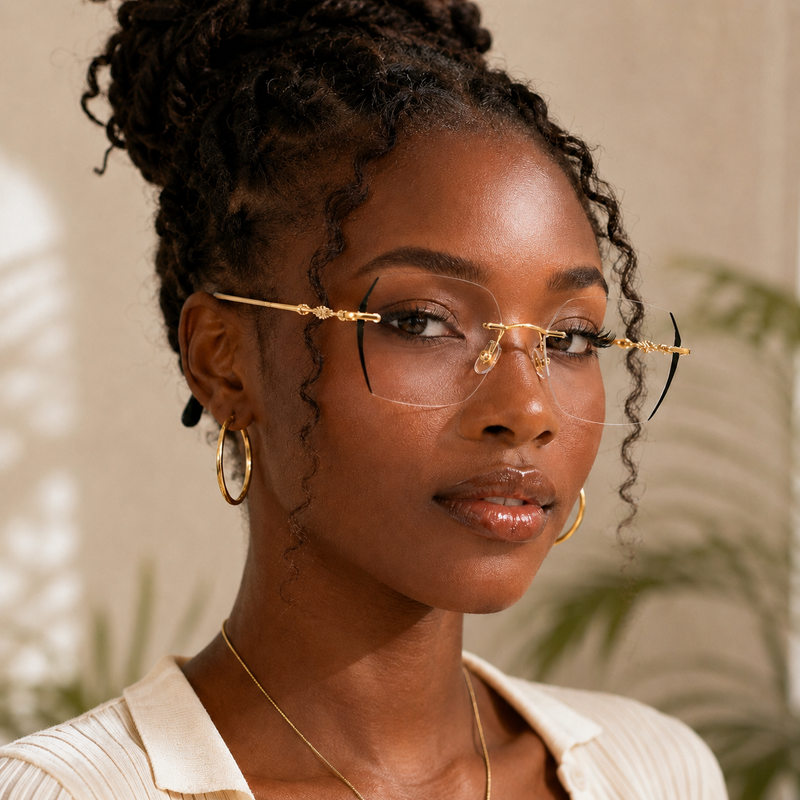 Prescription Glasses | Ultralight Rimless Pure Titanium Frame