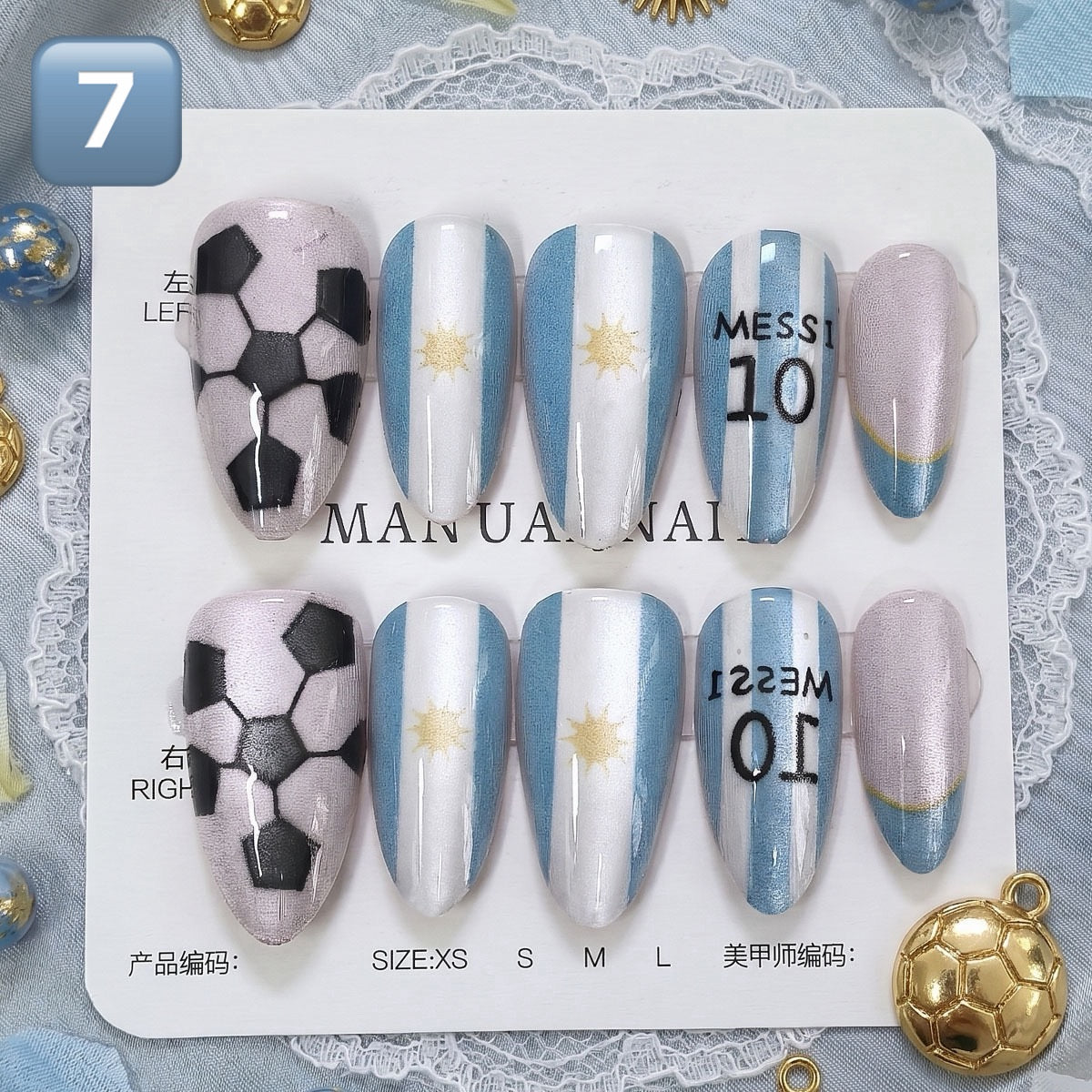 Press On Nails 30Pcs, Free Jelly Glue & Nail File