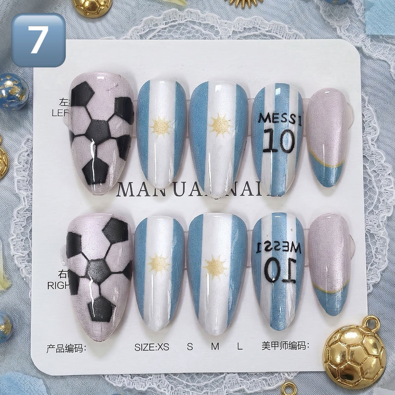 Press On Nails 30Pcs, Free Jelly Glue & Nail File