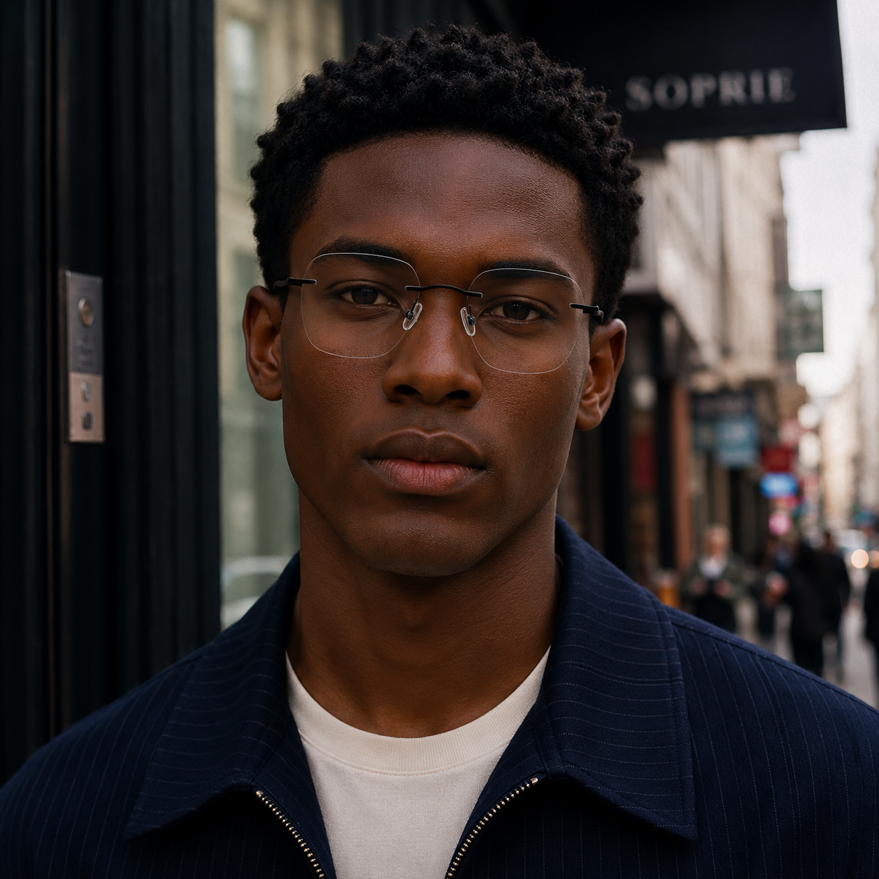 Prescription Glasses | Ultra-Light Rimless Pure Titanium Frame