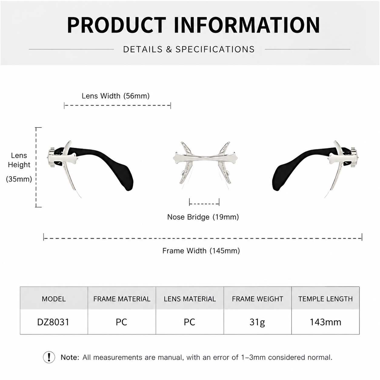 Women Crystal Rimless Glasses | Diamond Luxury Eyewear