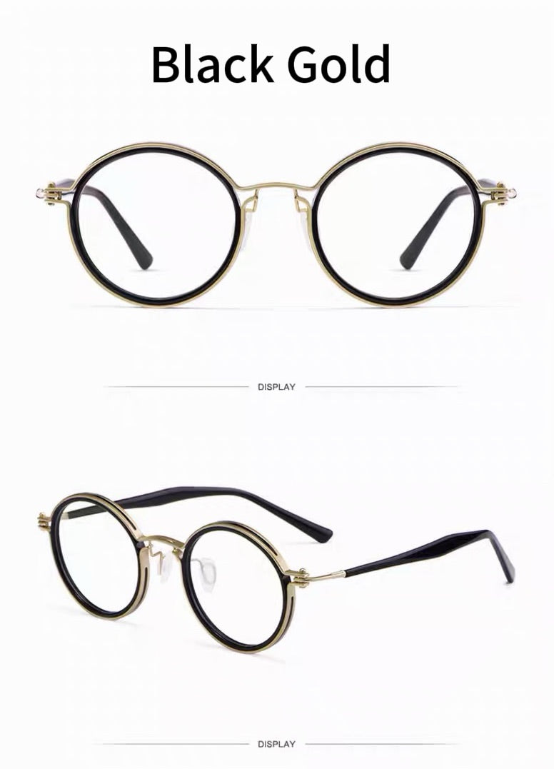 Vintage Round Prescription Reading Glasses