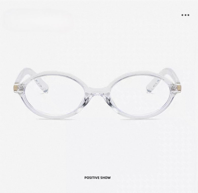 Prescription Reading Glasses, Elegant Mini Oval Acetate Eyewear