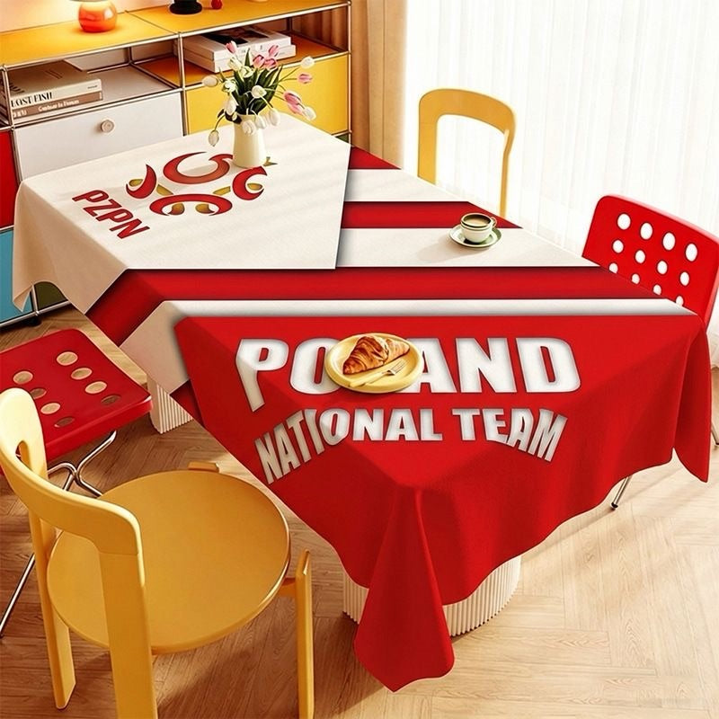 2026 World Cup National Team Tablecloth, 24 Countries & Multiple Sizes Optional