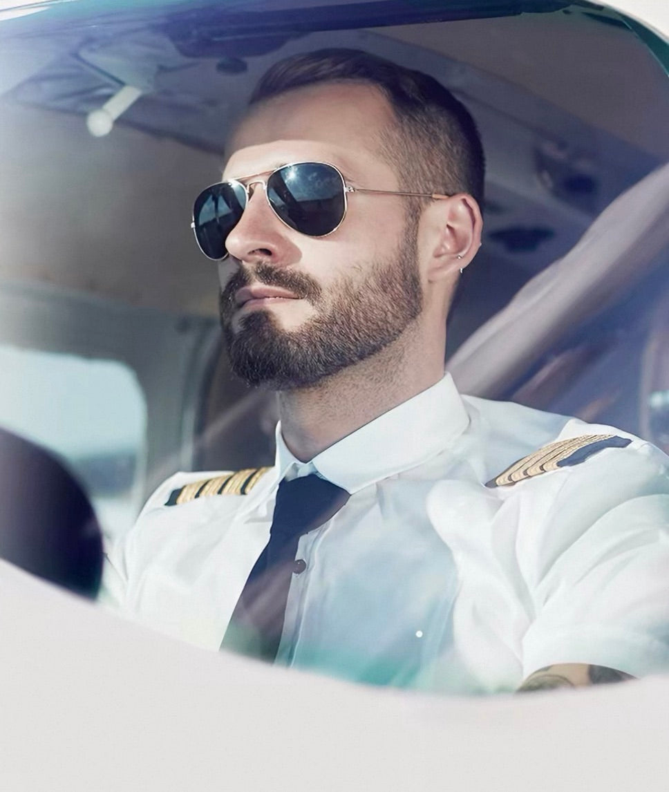 Sunglasses, Classic Metal Aviator Driving Glasses