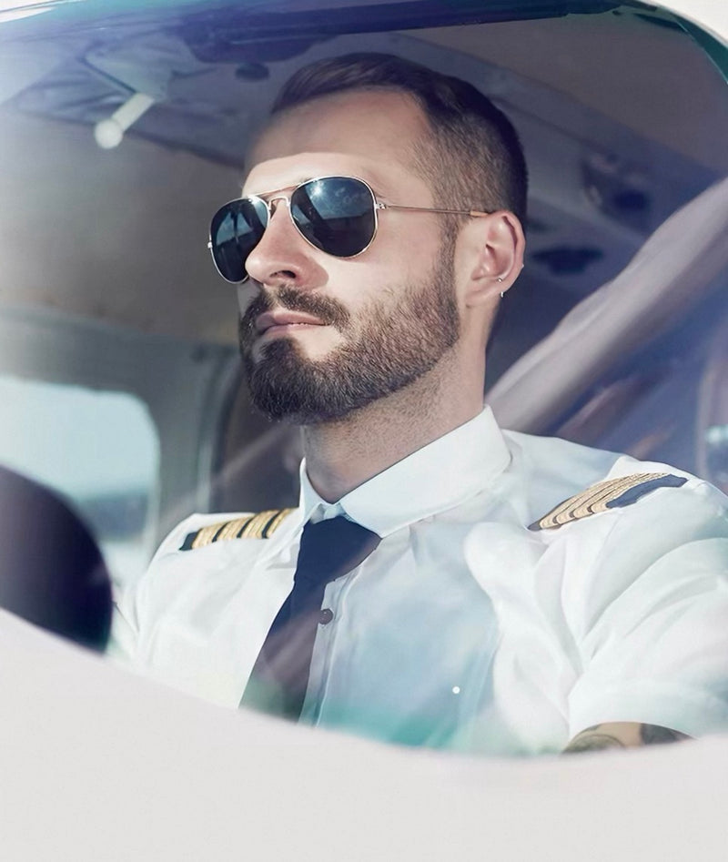 Sunglasses, Classic Metal Aviator Driving Glasses