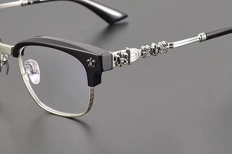 Prescription Glasses | Half Rim Browline Frame