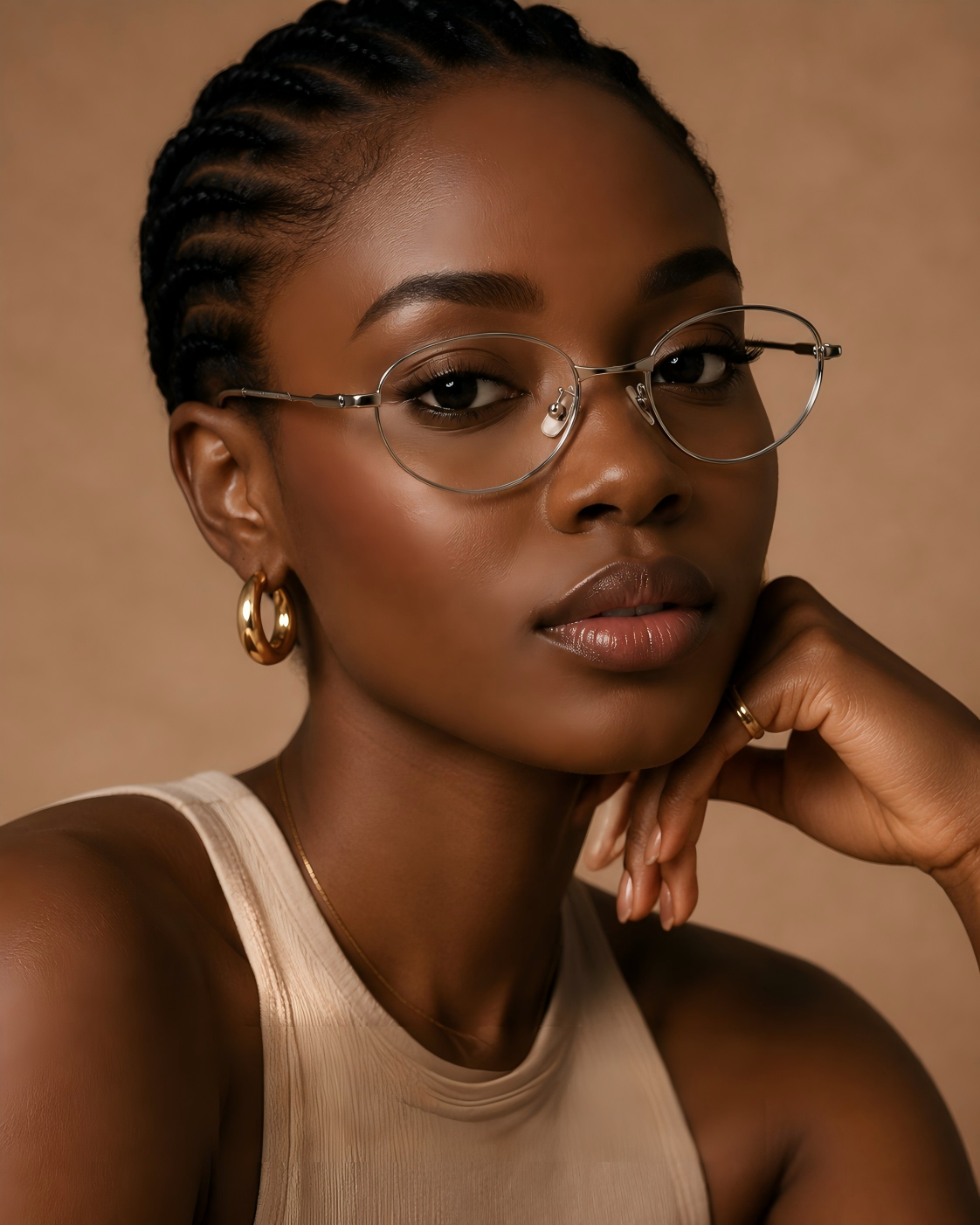 Women Rimless Premium Glasses | Elegant Minimal Eyewear