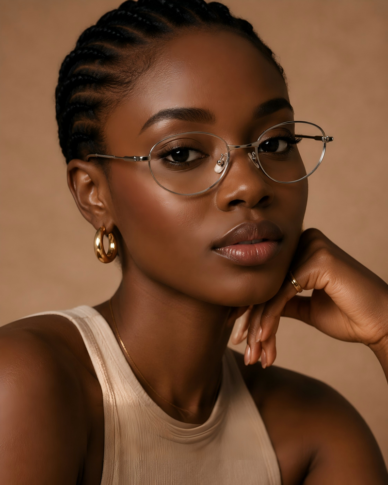 Women Rimless Premium Glasses | Elegant Minimal Eyewear