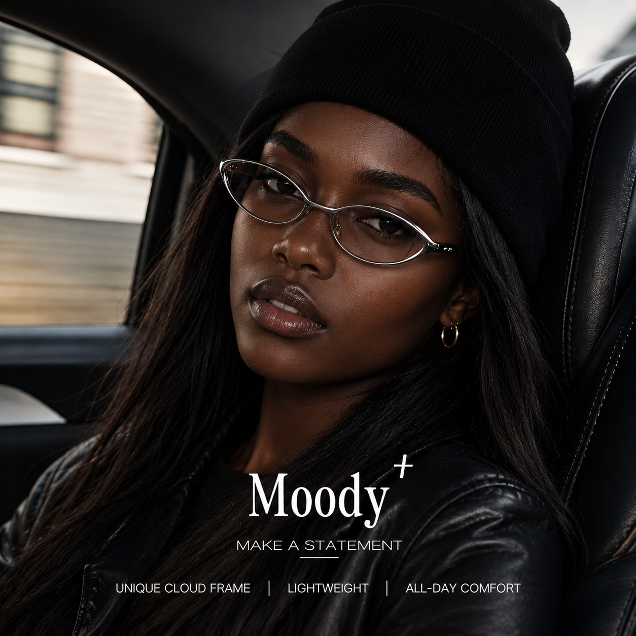 Prescription Sunglasses | Cat Eye Oval Slim Retro Style Frame