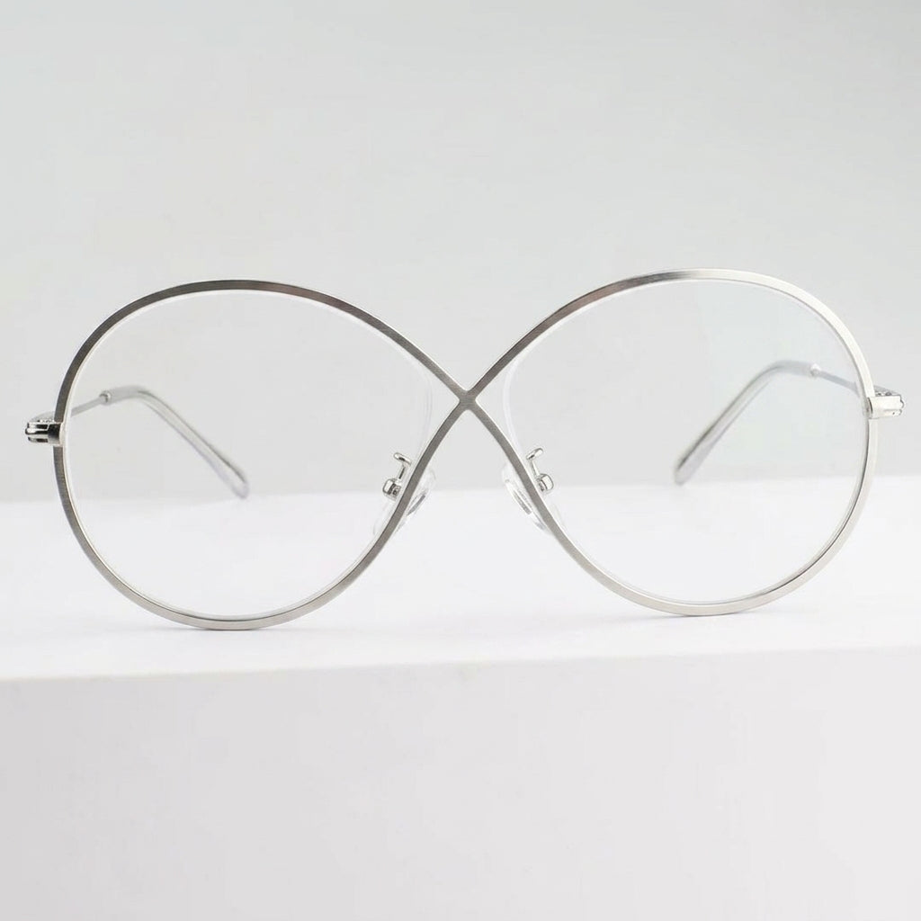 Prescription Glasses | Unique Infinity Eight-Shaped Metal Optical Frames