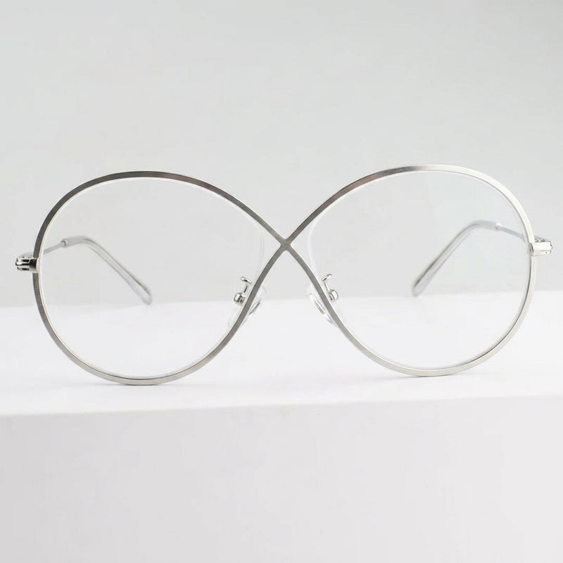 Prescription Glasses | Unique Infinity Eight-Shaped Metal Optical Frames