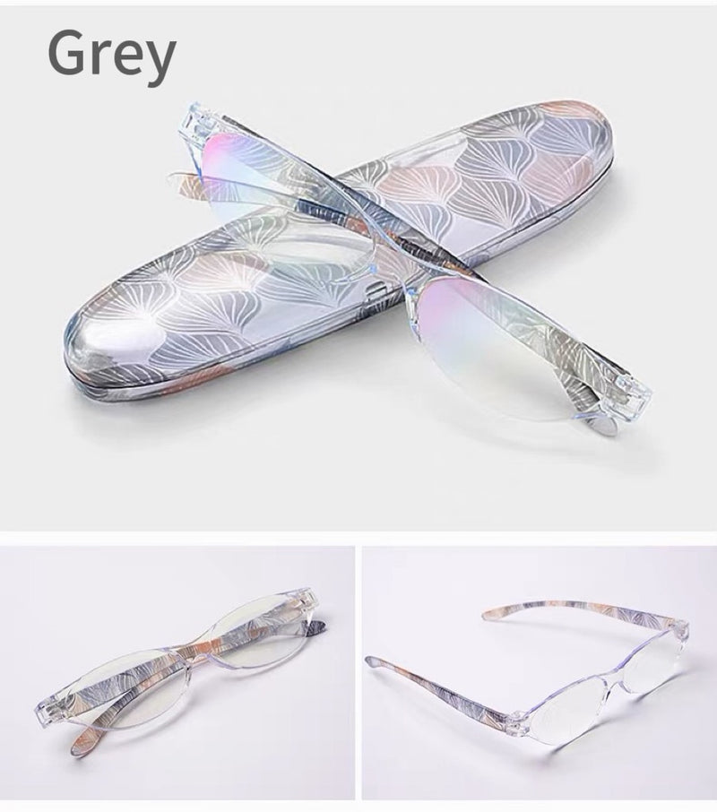 Ultra Light Portable Anti Blue Light Prescription Reading Glasses