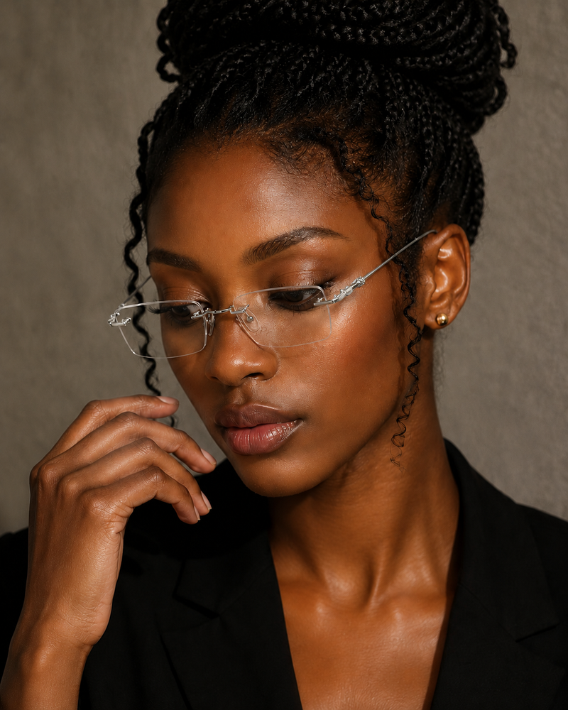 Prescription Glasses | Rimless Ultra-Light Titanium Frame