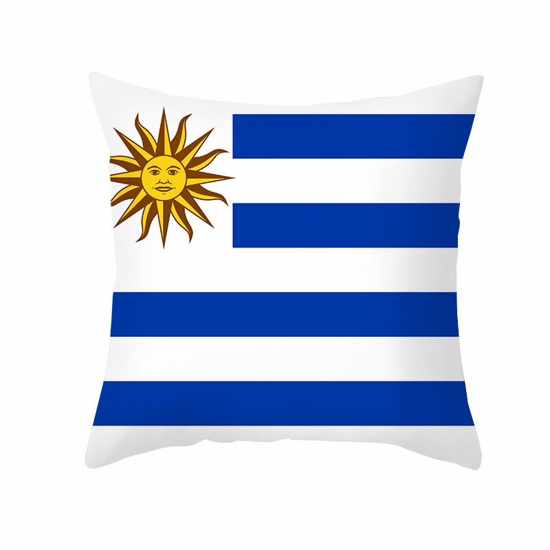 2026 World Cup National Flag Pillow with Inner Cushion Pack of 3