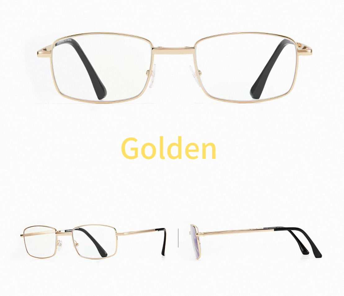 Three-Step Foldable Portable Prescription Reading Glasses