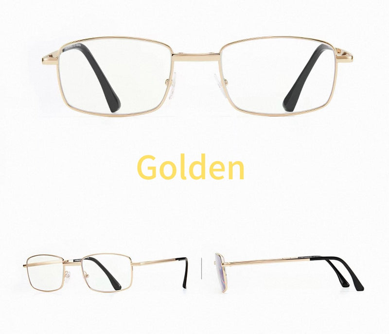 Three-Step Foldable Portable Prescription Reading Glasses