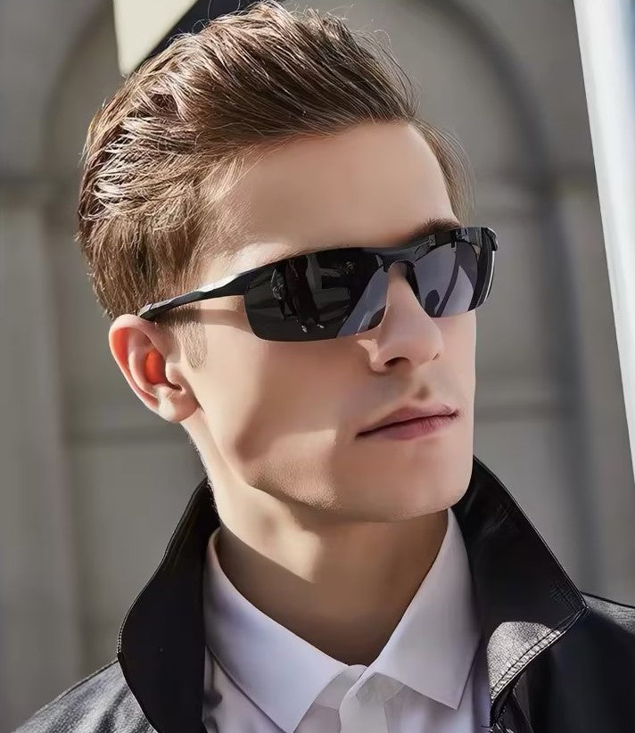 Prescription Sunglasses | Rimless Polarized Driving Sports Sunglasses