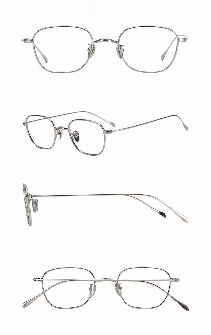 Prescription Glasses | Minimalist Lightweight Square Retro Frame