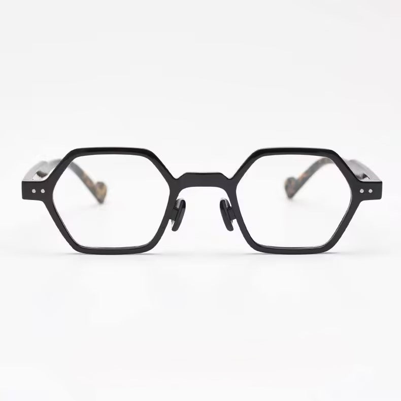 Prescription Reading Glasses, Hexagon Geometric Retro Custom Readers
