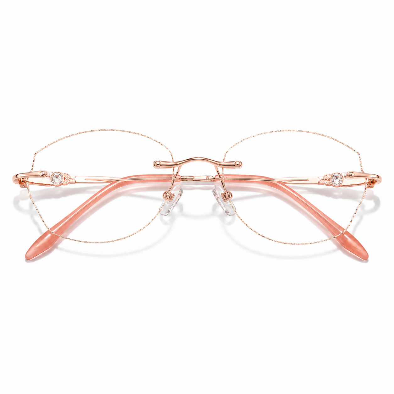 Prescription Reading Glasses, Pink Diamond Fashion Frames
