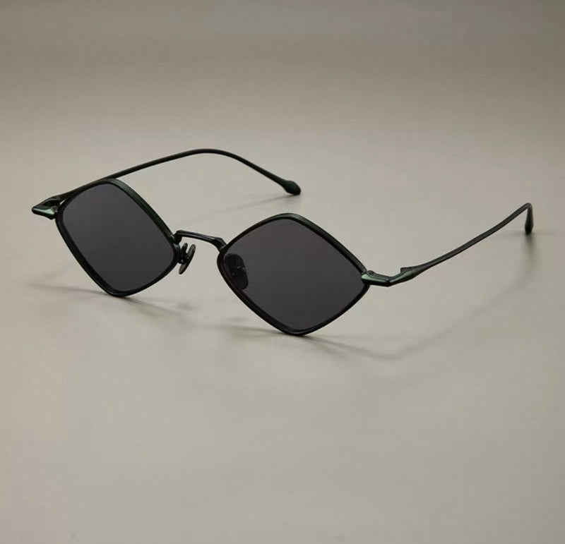 Prescription Sunglasses, Pure Titanium Diamond Decor Shades