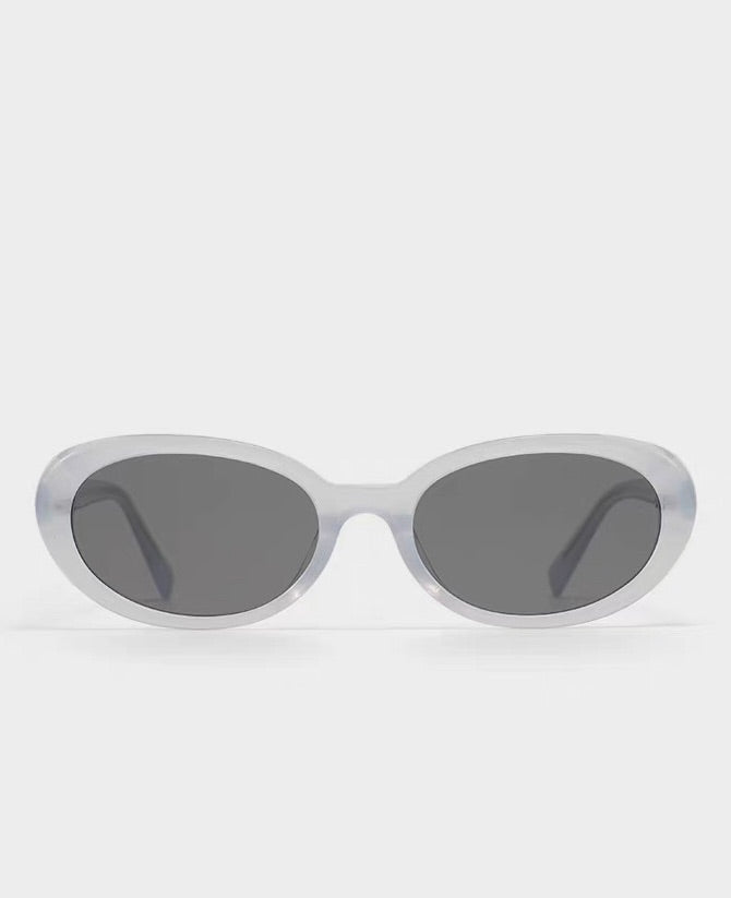 Prescription Sunglasses | French Cream Retro Oval Acetate,  Vintage Soft Tone Oval Frame Fashion Shades