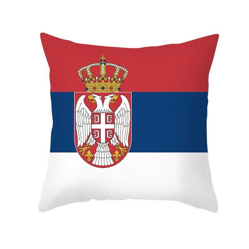 2026 World Cup National Flag Pillow with Inner Cushion Pack of 3