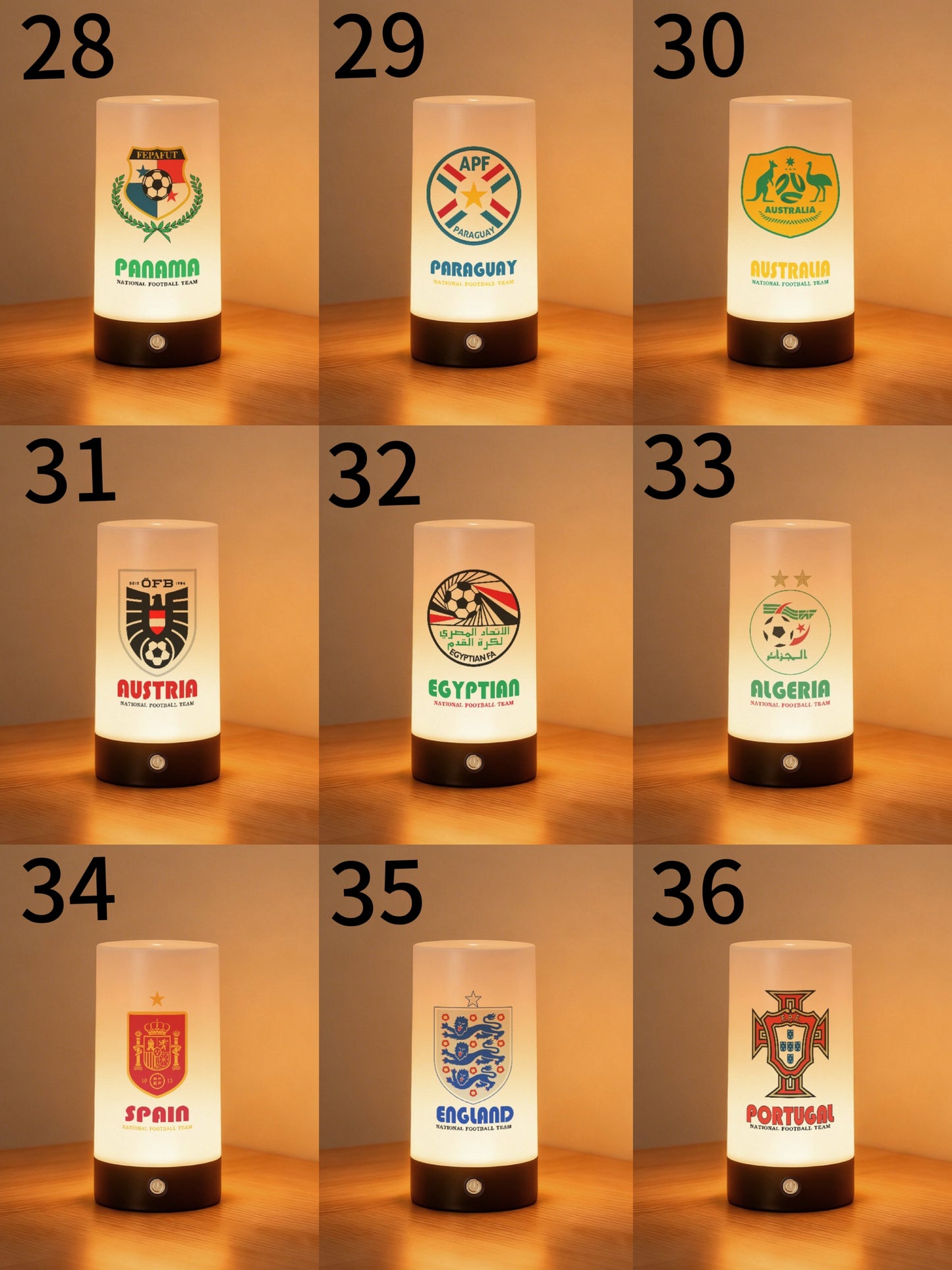 LED Touch Night Light, 50 Designs Optional, 2 Pack
