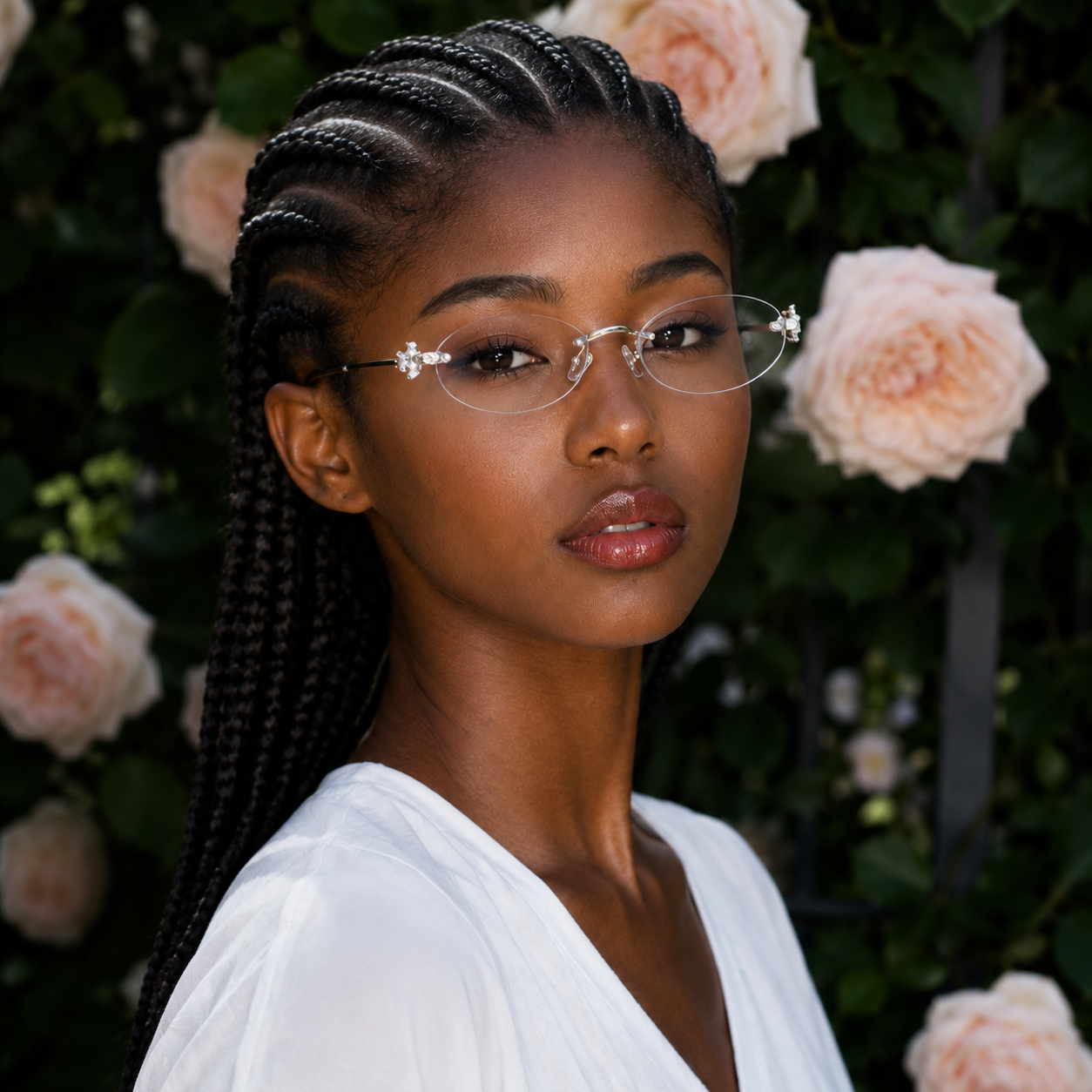 Women Luxury Rimless Glasses | Titanium Eyewear