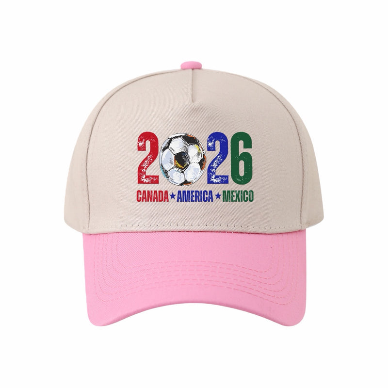 Two-Tone Baseball Cap, Multiple Brim Colors Optional