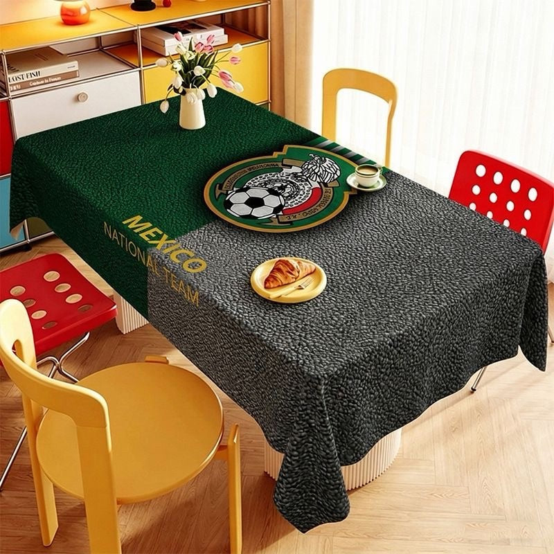 2026 World Cup National Team Tablecloth, 24 Countries & Multiple Sizes Optional