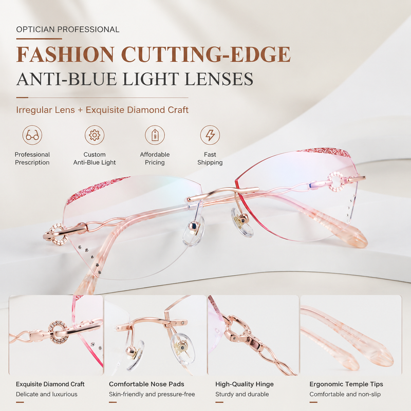 Women Transparent Fashion Glasses | Trend Eyewear