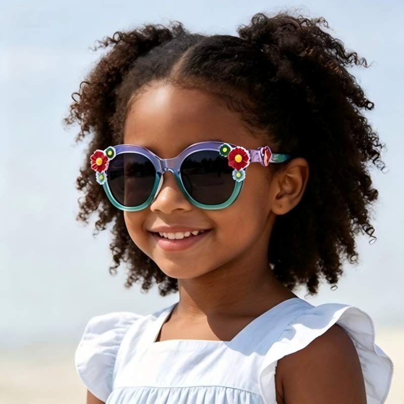 Kids Sunglasses, UV400 Princess Fashion Protective Frame