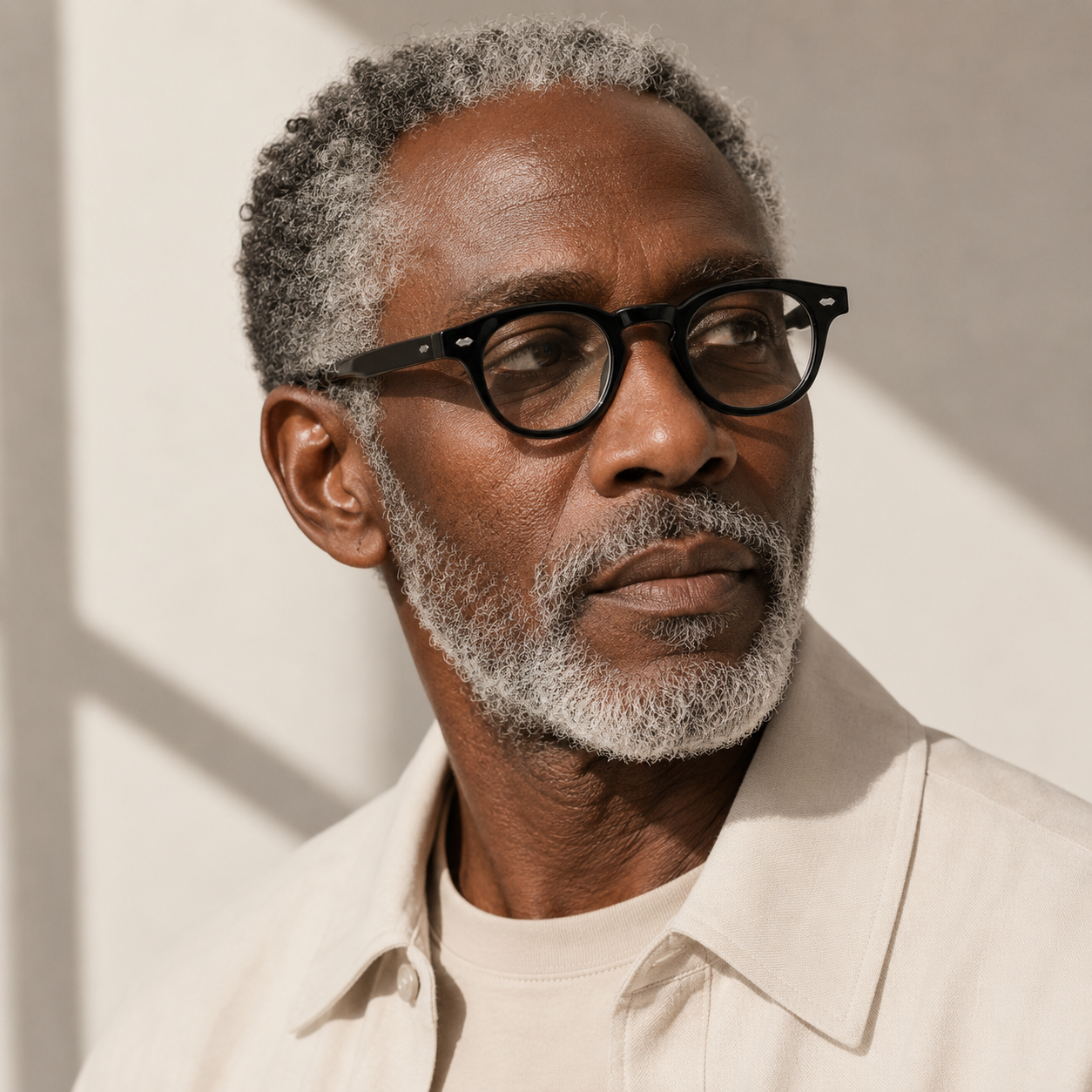 Prescription Reading Glasses, Classic Round Black Frame