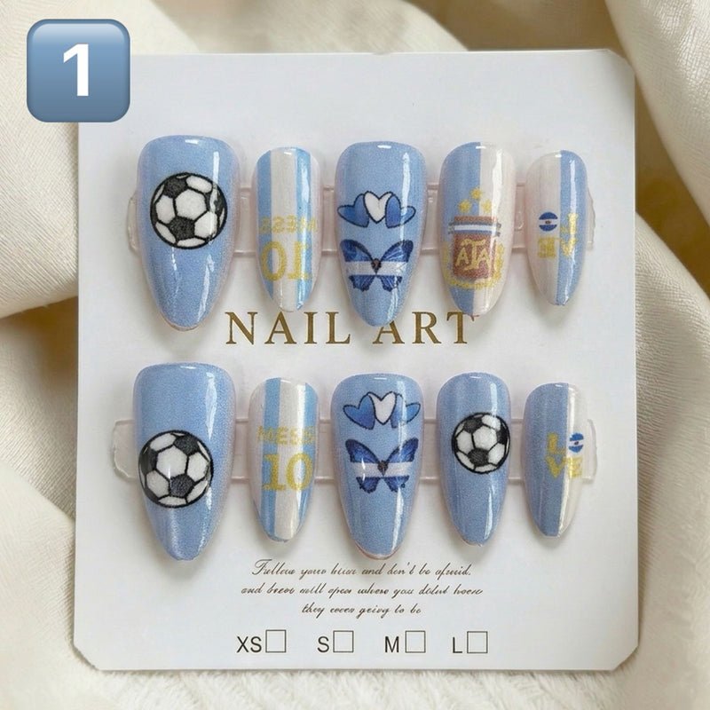 Press On Nails 30Pcs, Free Jelly Glue & Nail File