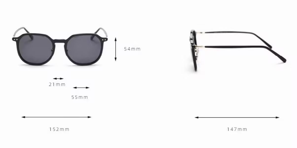 Prescription Sunglasses | Geometric Octagon Square Light Acetate