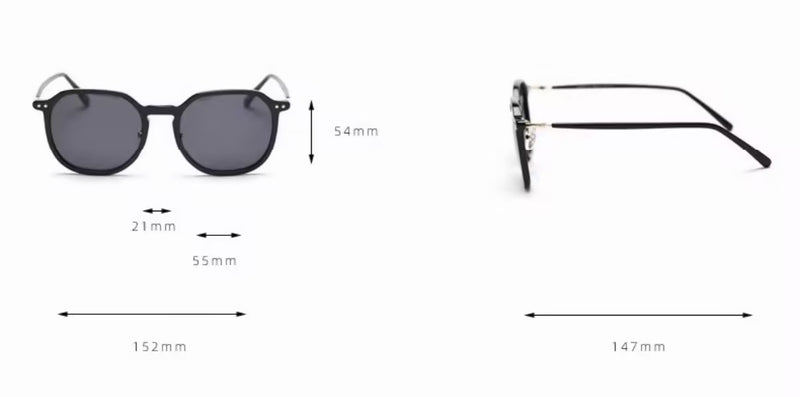 Prescription Sunglasses | Geometric Octagon Square Light Acetate
