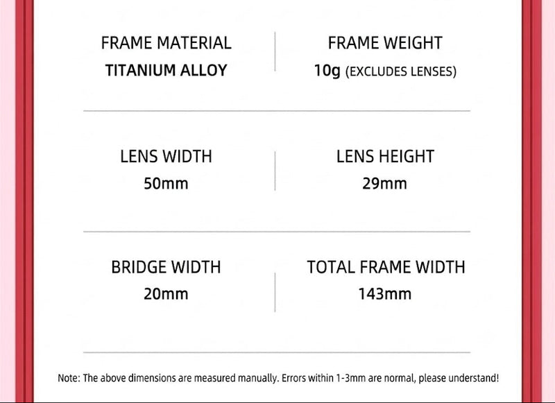 Prescription Glasses |Rimless Titanium Design Frame