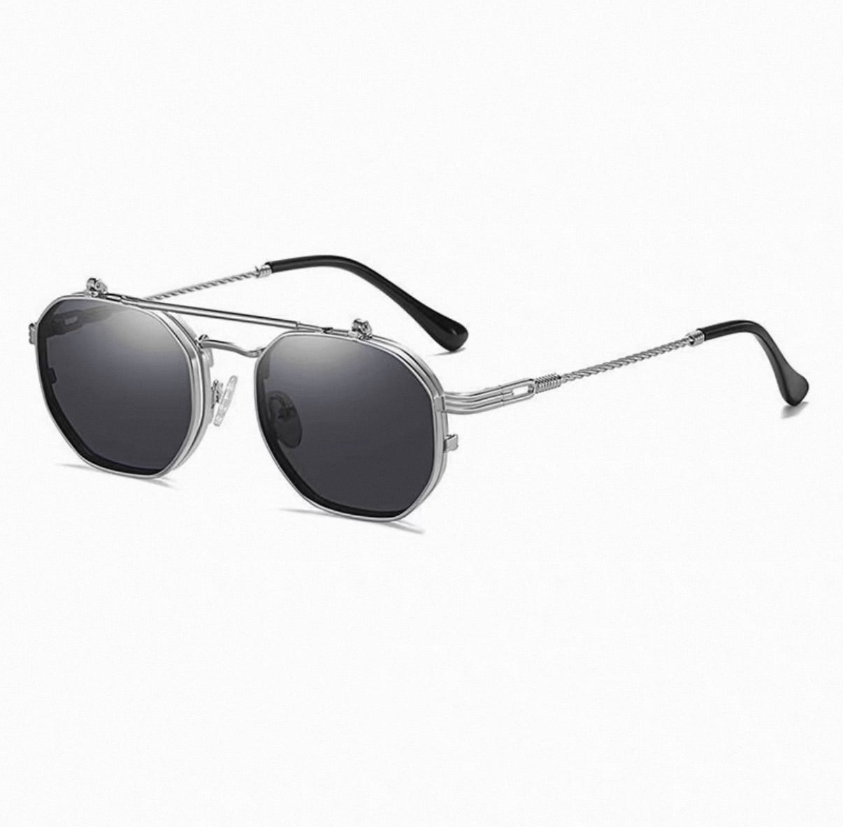 Prescription Sunglasses | Retro Dual-Layer Flip-Up Shades