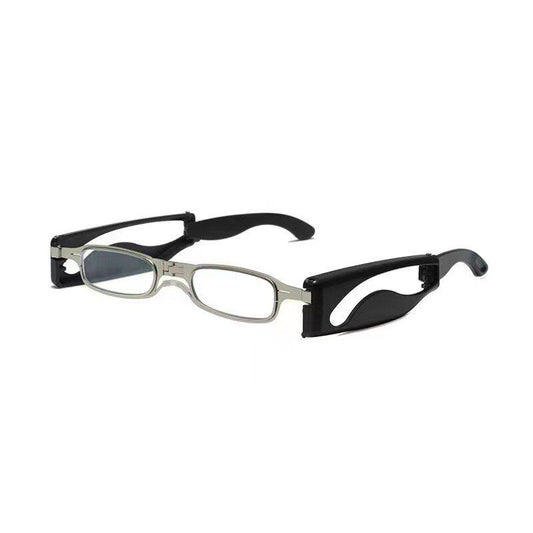 Prescription Reading Glasses, Folding Portable Frame with Neck Chain