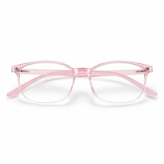 Prescription Reading Glasses, Clear Blue Light Blocking Frame
