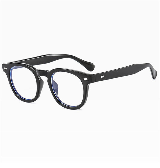 Prescription Reading Glasses, Classic Round Black Frame