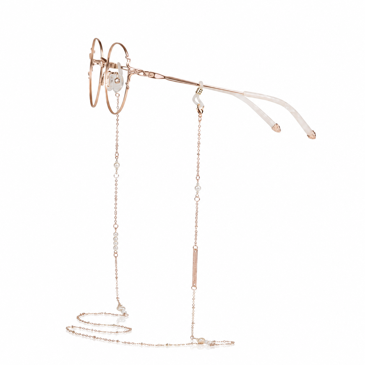 Prescription Women’s Eyeglasses | Rose Rococo Butterfly Shell Rimless Frame