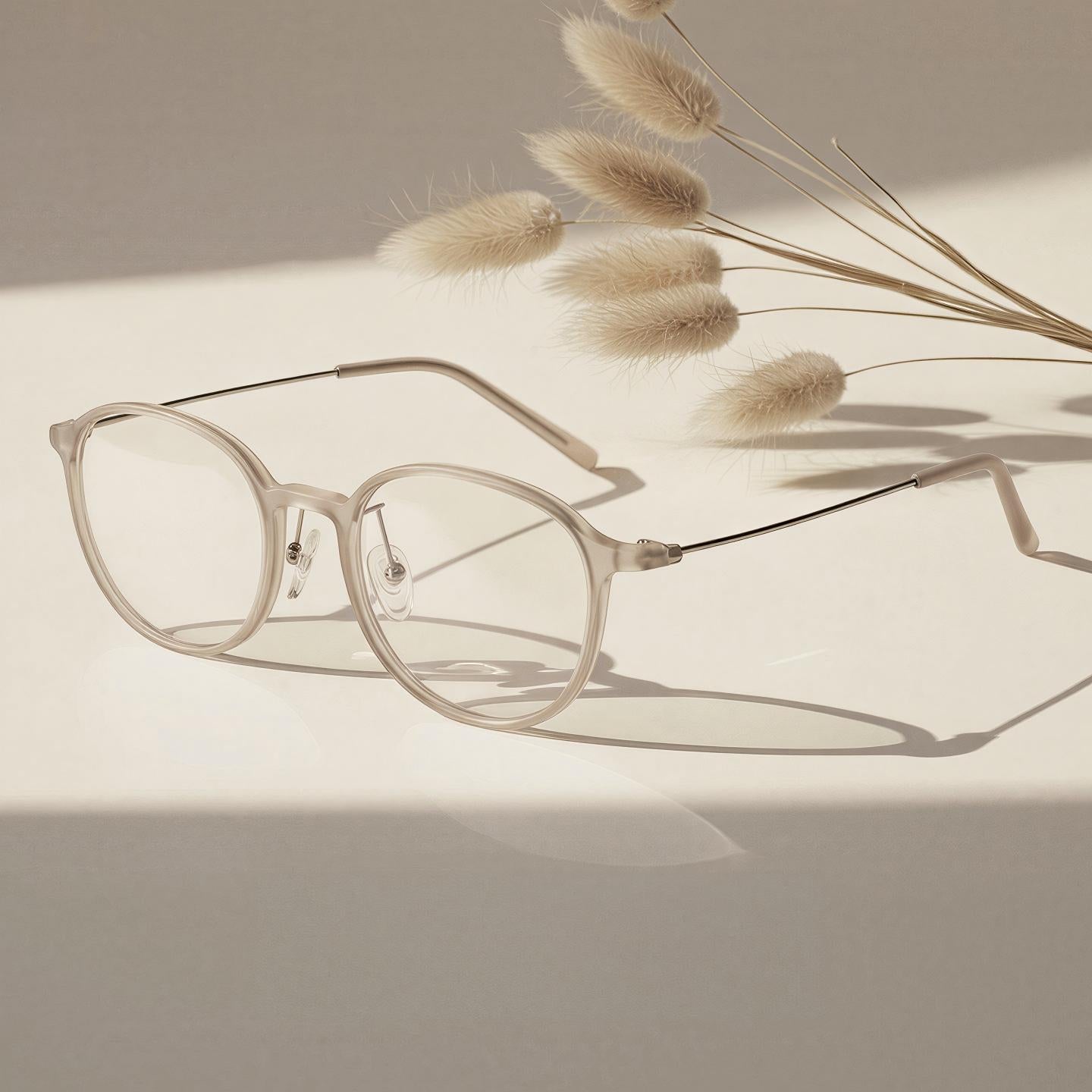 Prescription Reading Glasses, Luxury Round Frame