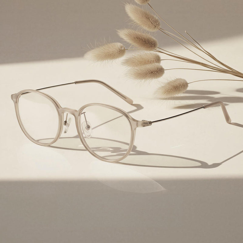 Prescription Reading Glasses, Luxury Round Frame