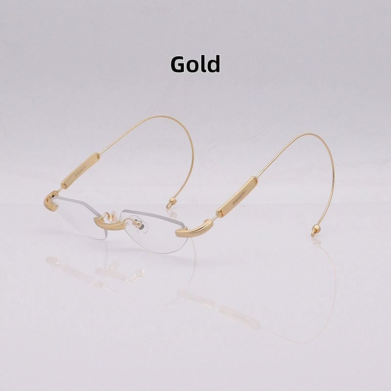 Prescription Glasses |Rimless Titanium Design Frame